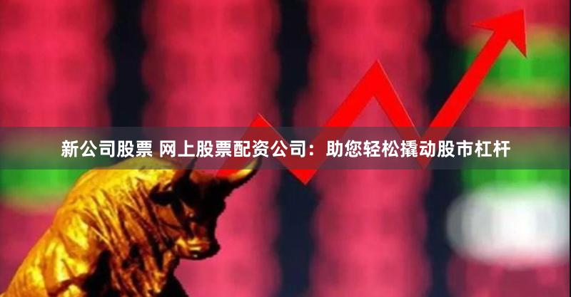 新公司股票 网上股票配资公司：助您轻松撬动股市杠杆