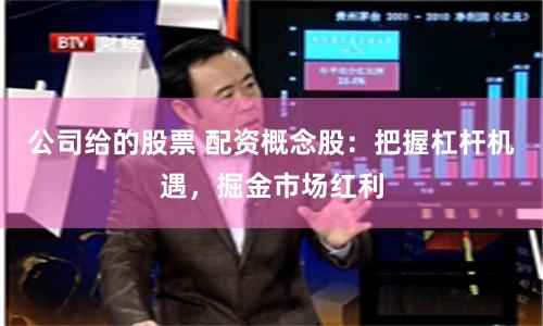 公司给的股票 配资概念股：把握杠杆机遇，掘金市场红利